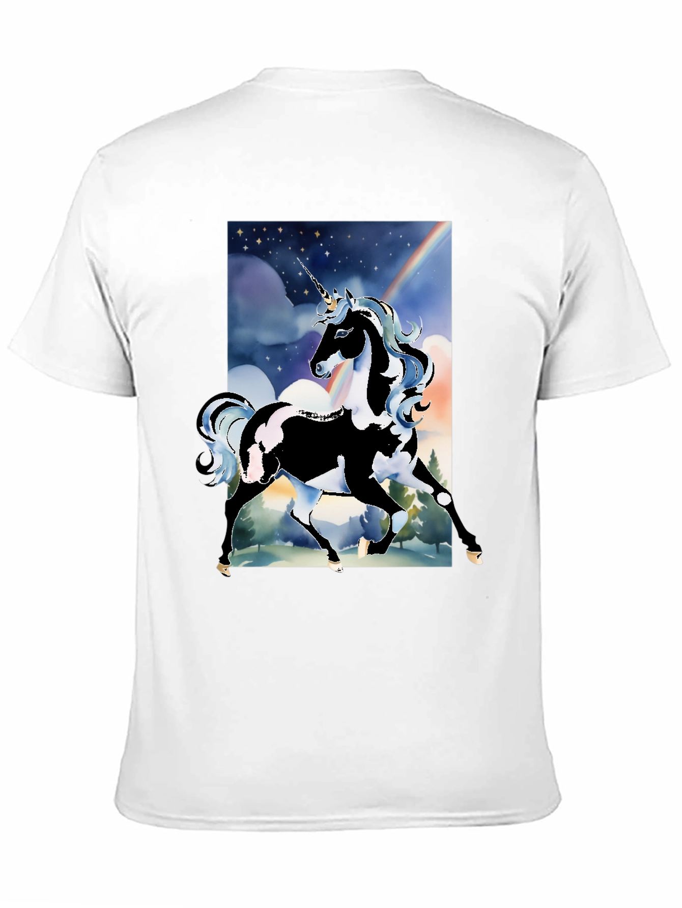 Unicorn Graphic Print Tee