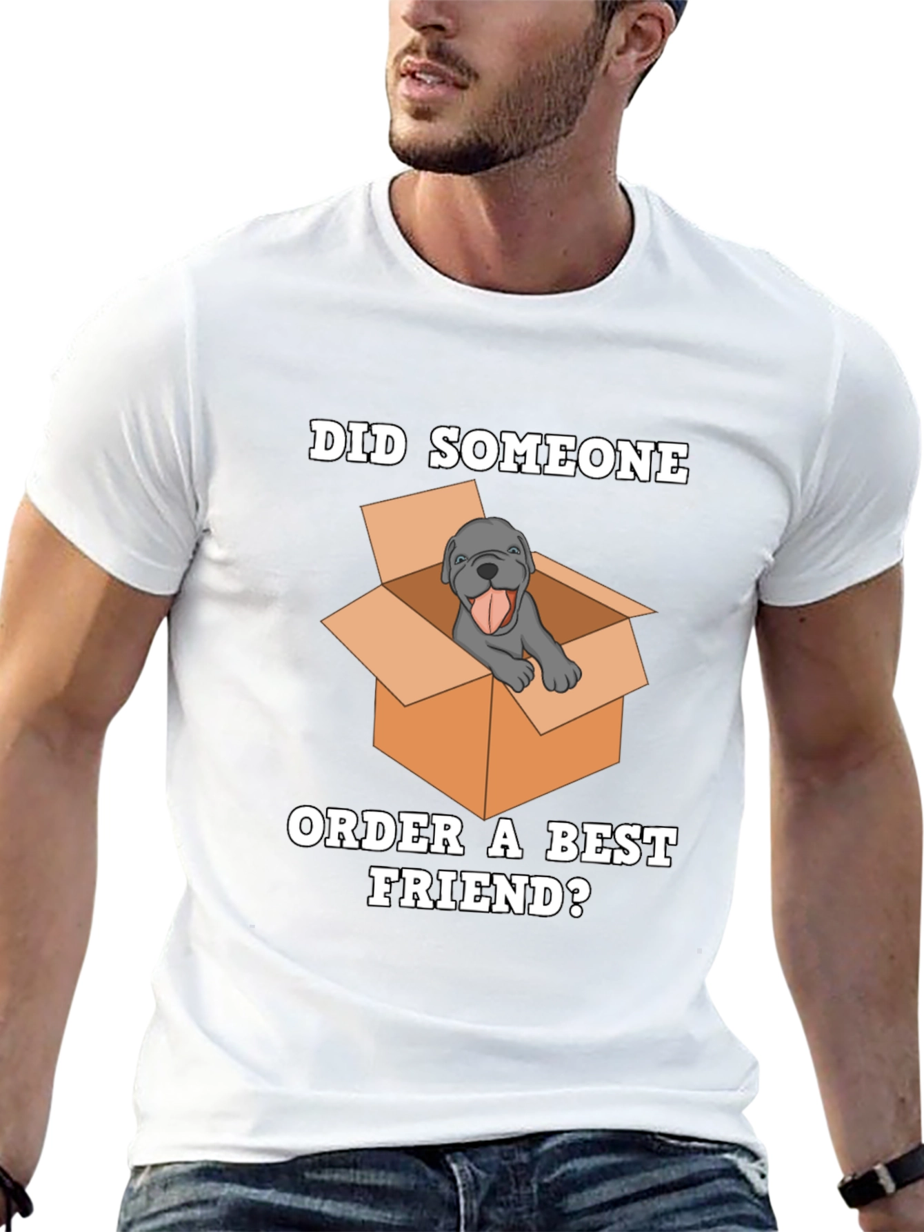 Best Friend Dog T-Shirt - Novelty Tee