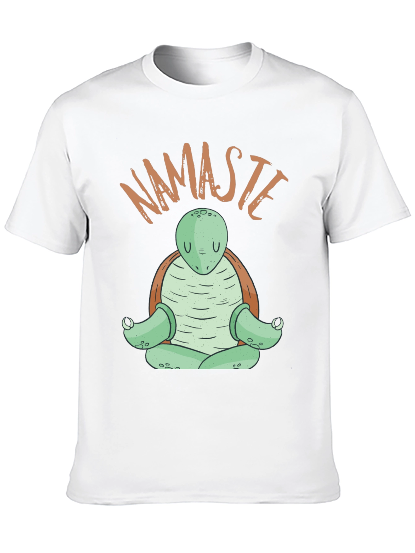Namaste Turtle T-Shirt - Relaxed Yoga Design