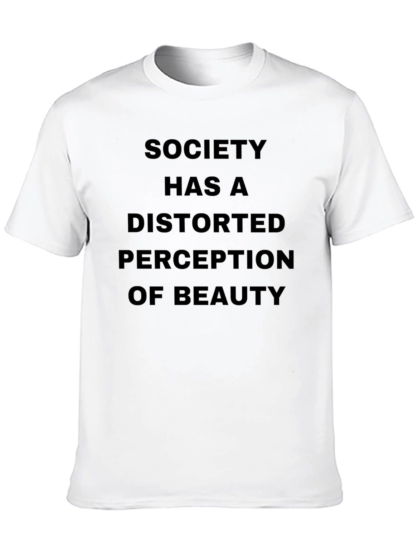 Distorted Perception T-Shirt - Black Graphic Tee