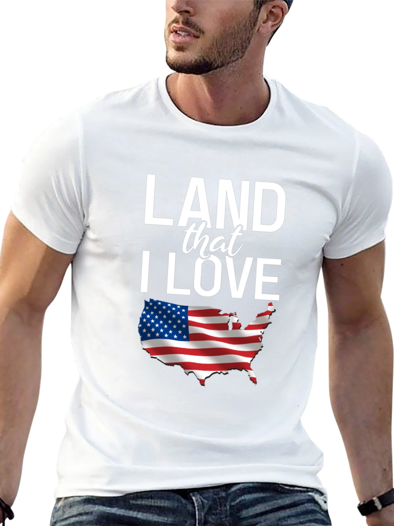 Land That I Love Patriotic USA T-Shirt