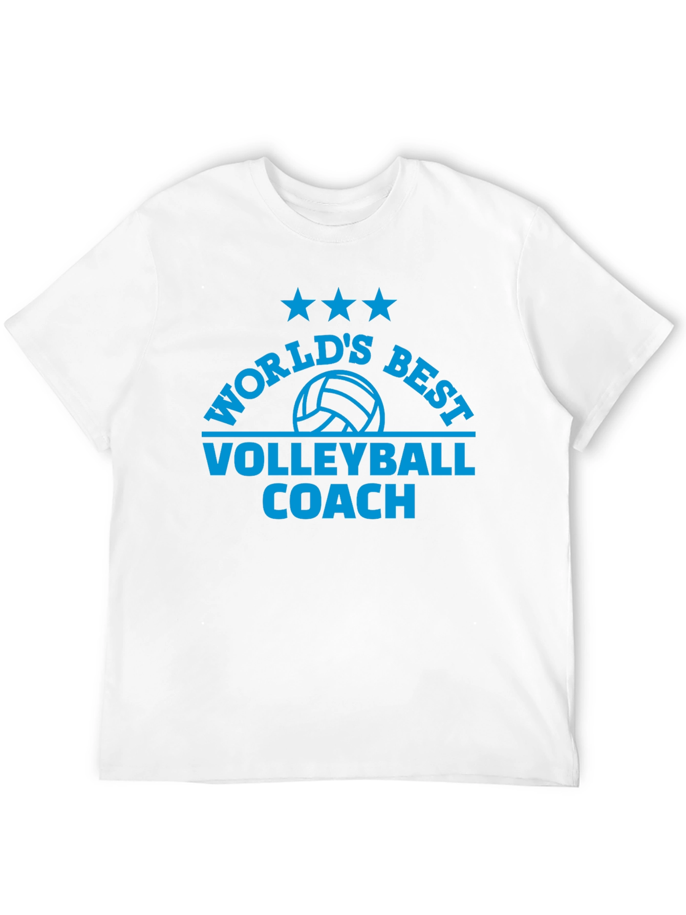 Worlds Best Volleyball Coach Graphic T-Shirt