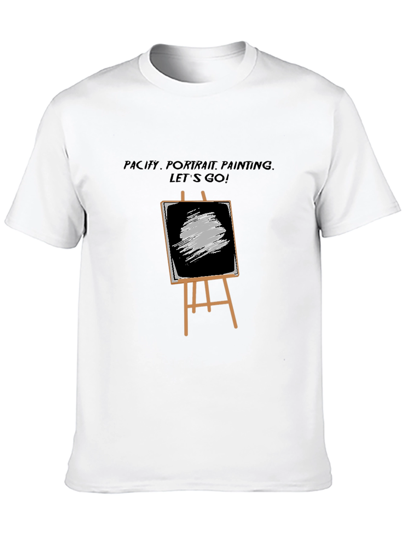 Painters Easel T-Shirt - Artistic Design