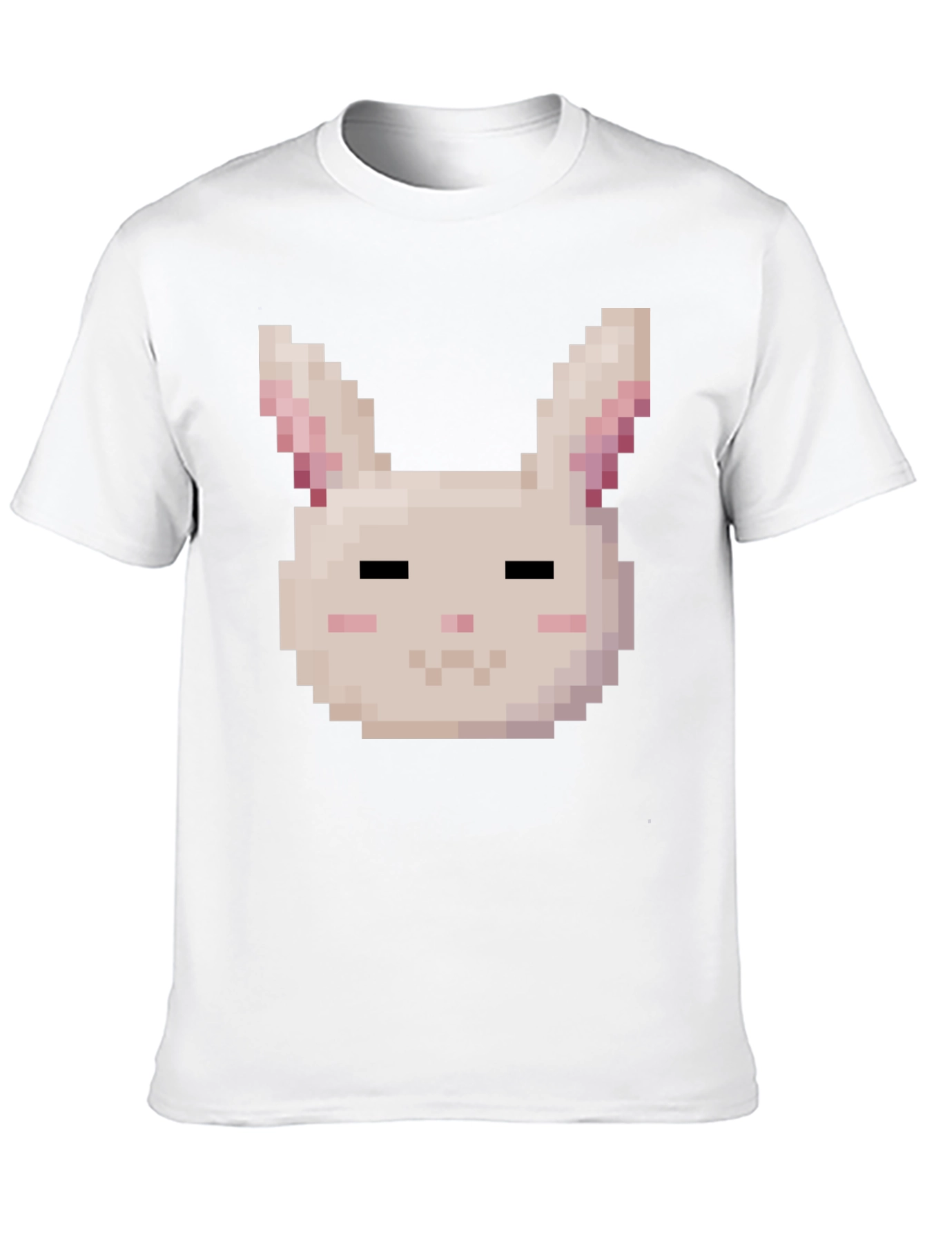 Pixel Bunny Graphic T-Shirt - Soft Cotton Tee