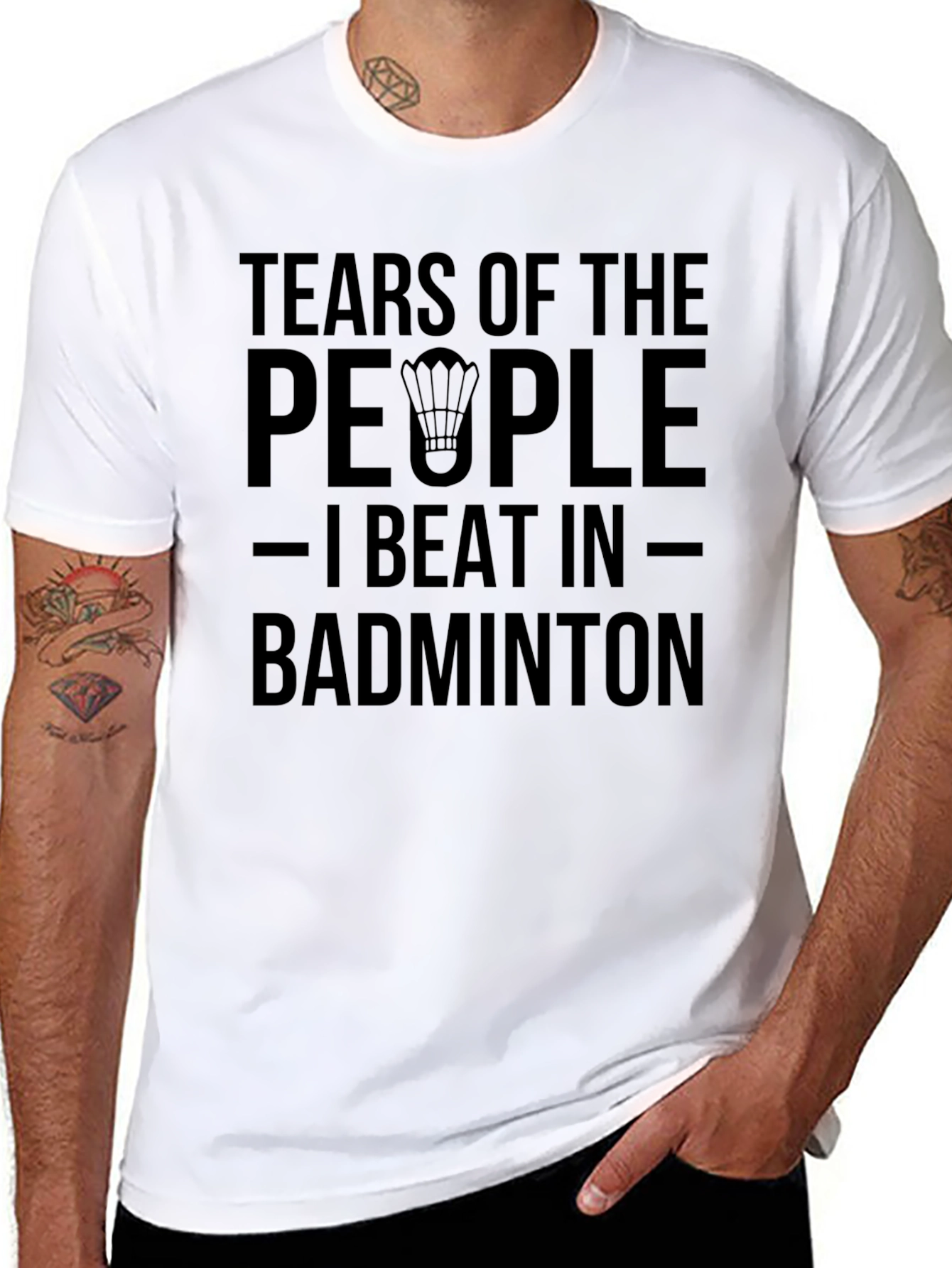 Badminton Player T-Shirt: Tears of My Opponents
