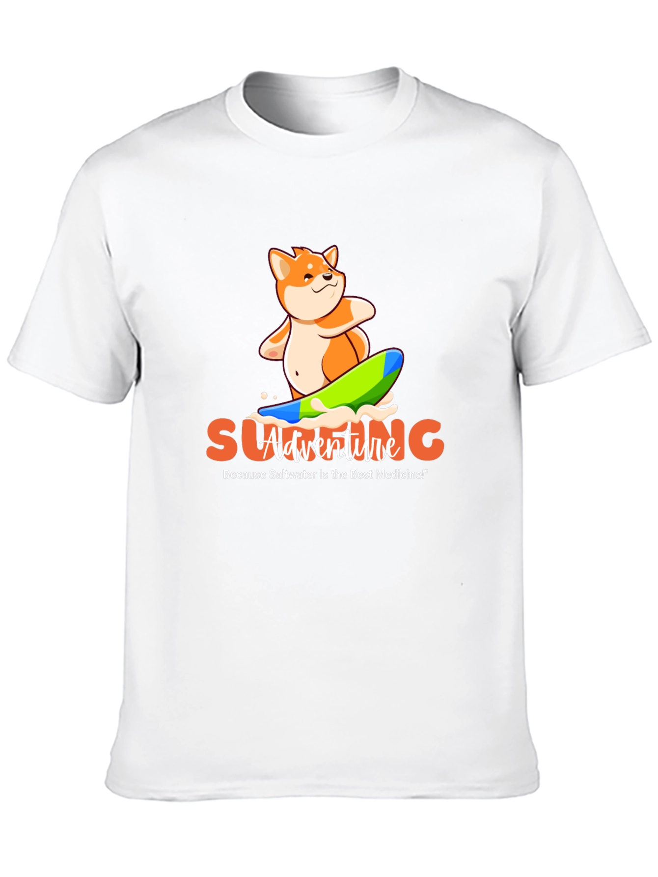 Surfing Shiba Adventure T-Shirt