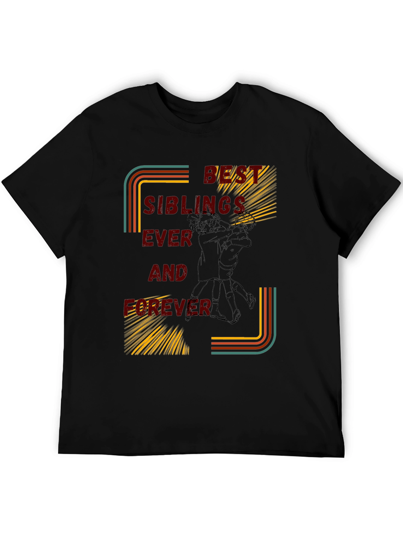 Best Siblings Ever Graphic T-Shirt