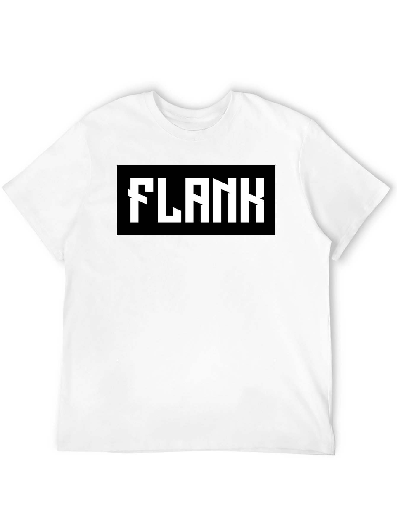 Black Flank Graphic Tee - Bold Statement Shirt