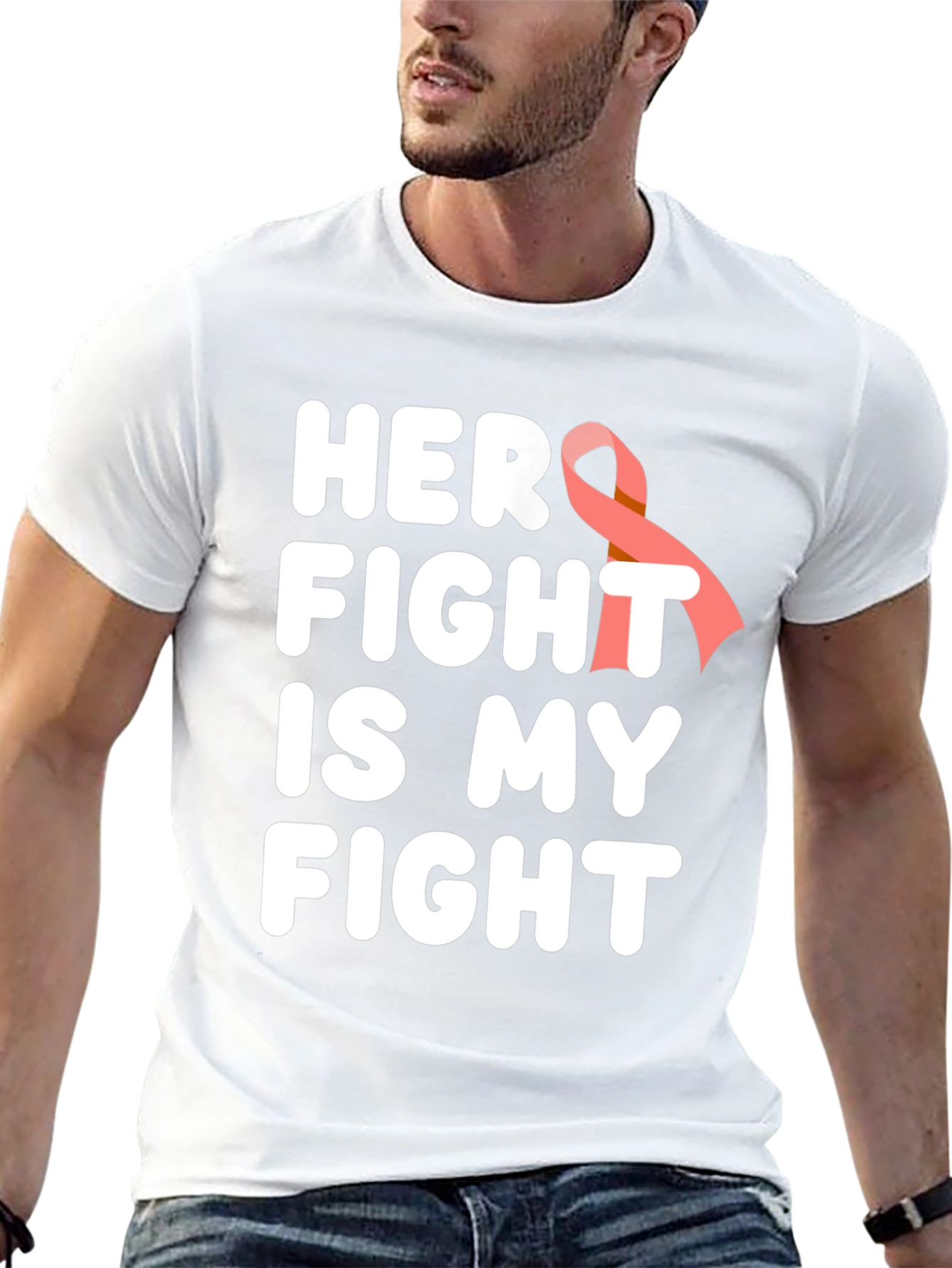 Her Fight Is My Fight Cancer Awareness T-Shirt