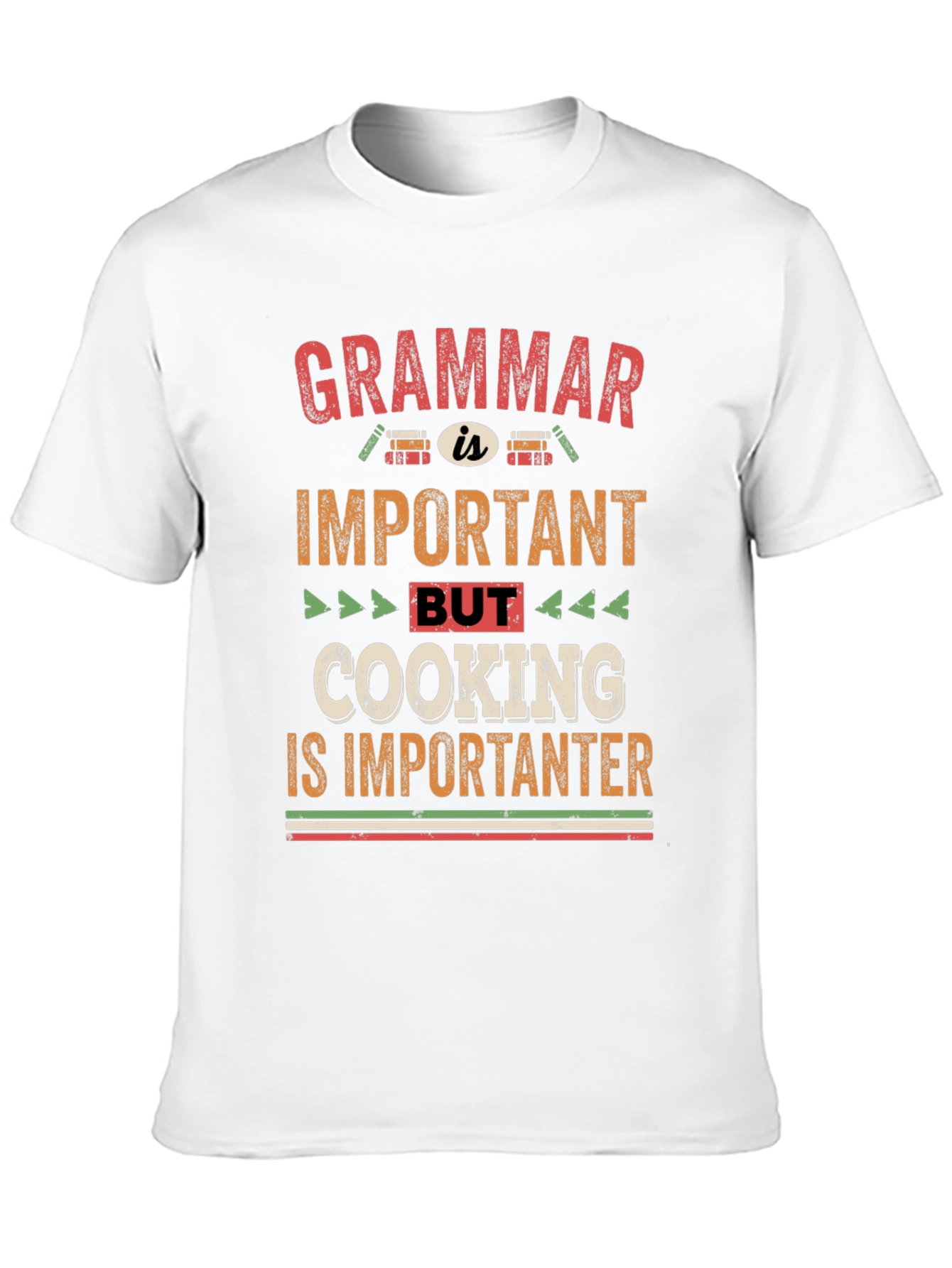 Grammar vs Cooking T-Shirt