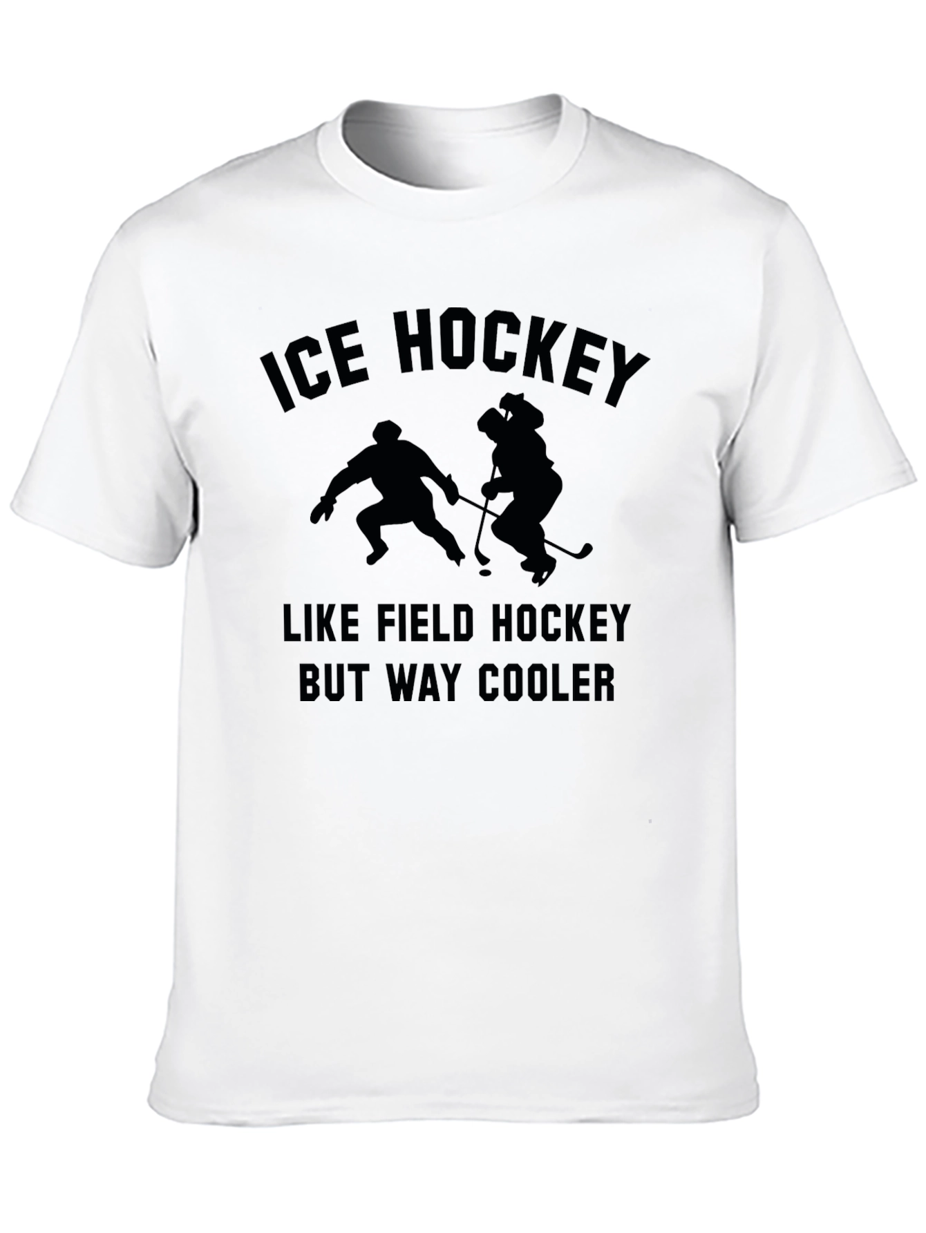 Ice Hockey Tee - Funny Sports Graphic T-Shirt