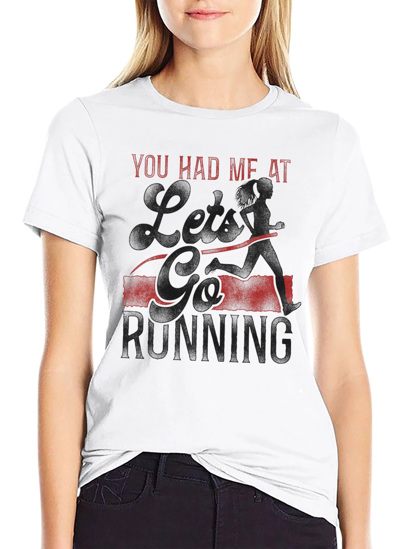 You Had Me At Running Graphic T-Shirt