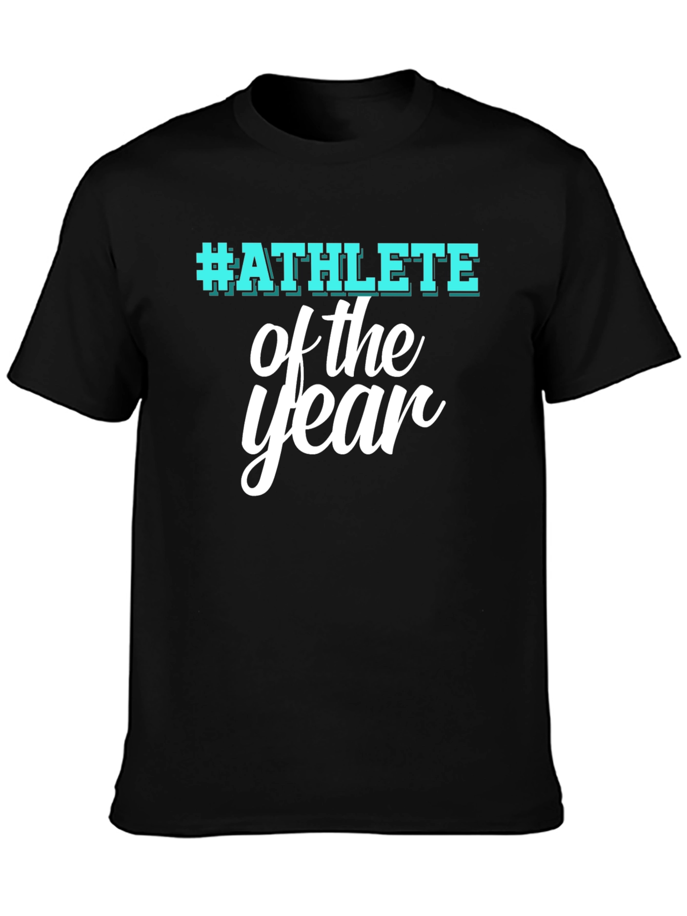 Athlete of the Year Black Graphic T-Shirt
