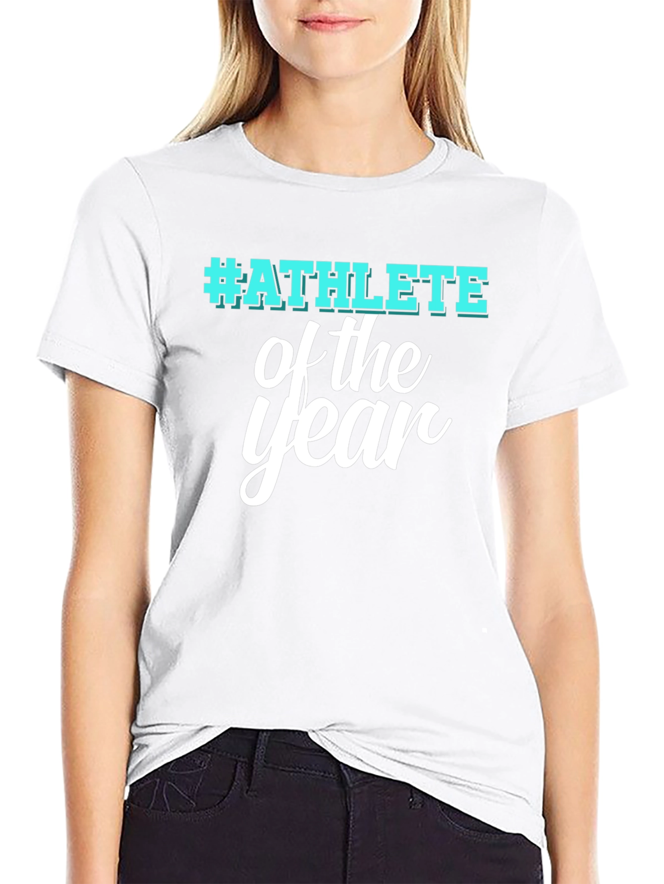 Athlete of the Year Black Graphic T-Shirt