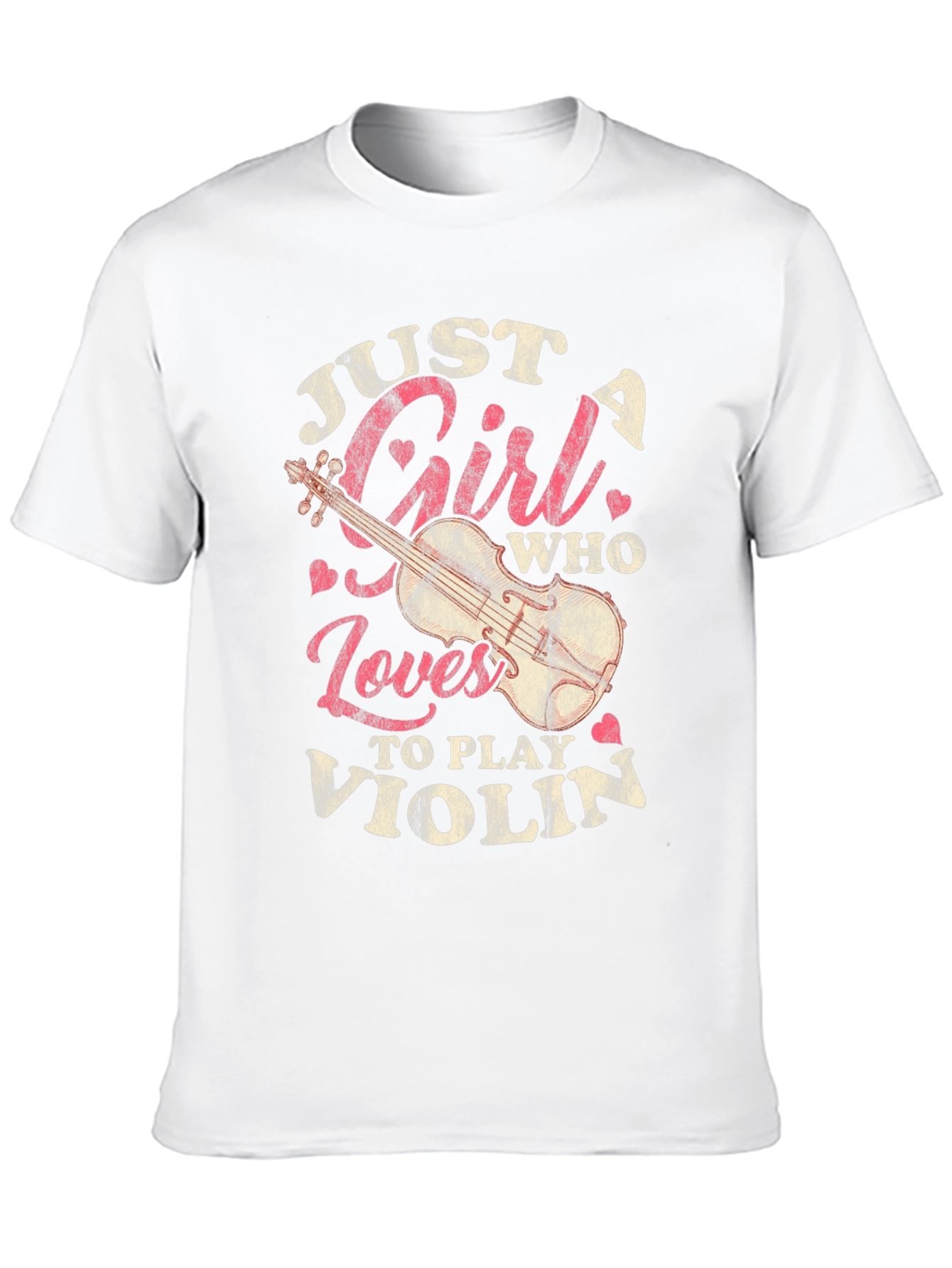 Just A Girl Who Loves To Play Violin T-Shirt