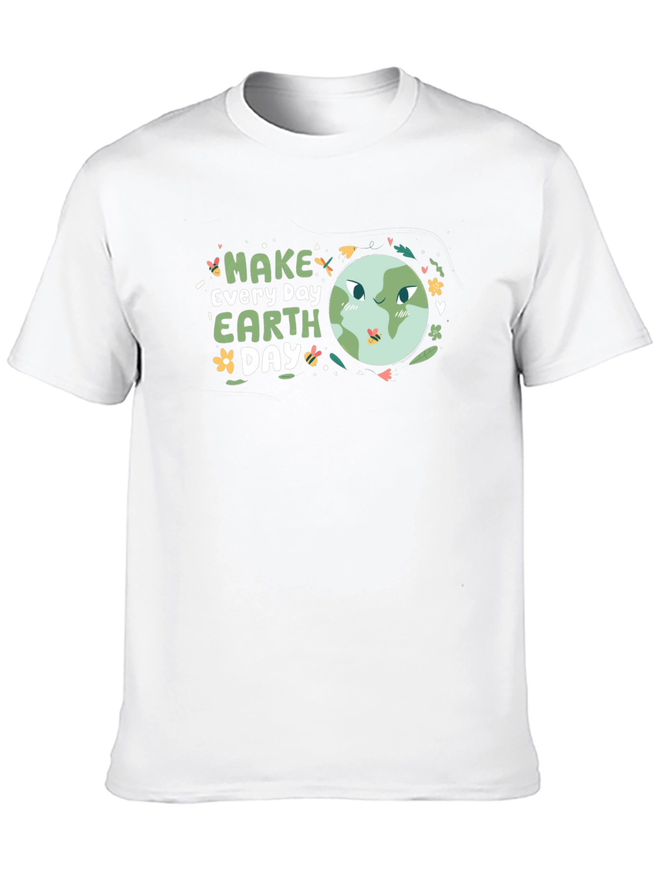Earth Day T-Shirt - Black Graphic Tee