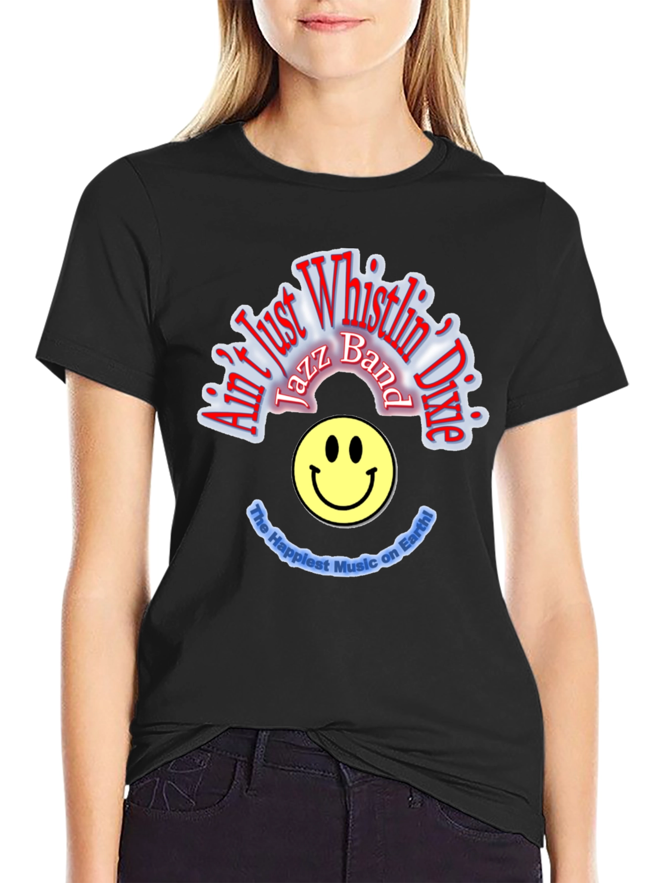 Aint Just Whistlin Dixie Jazz Band T-Shirt