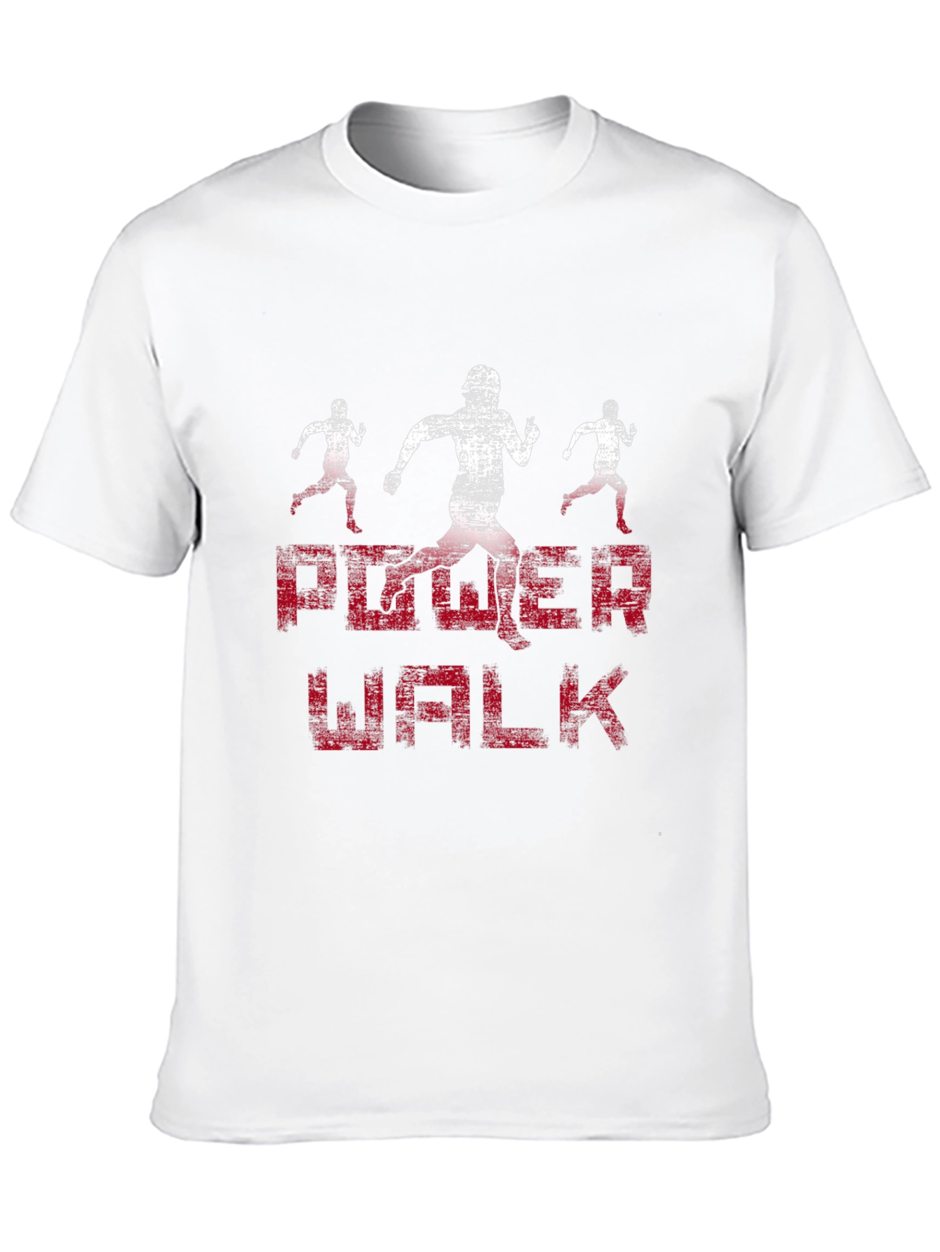 Power Walk Graphic Tee - Black Cotton