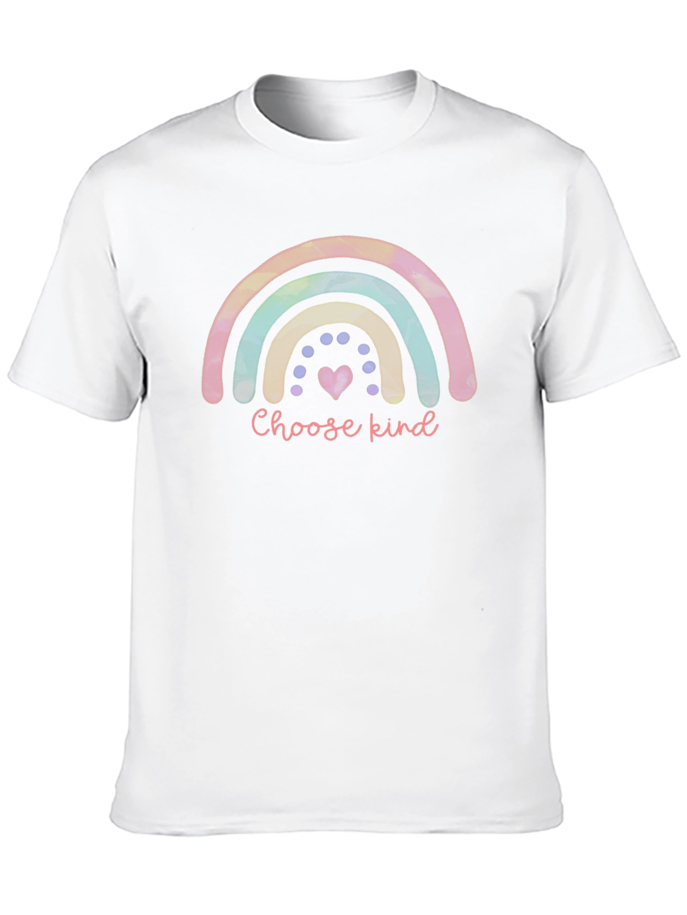 Choose Kind Rainbow Graphic Tee - Black