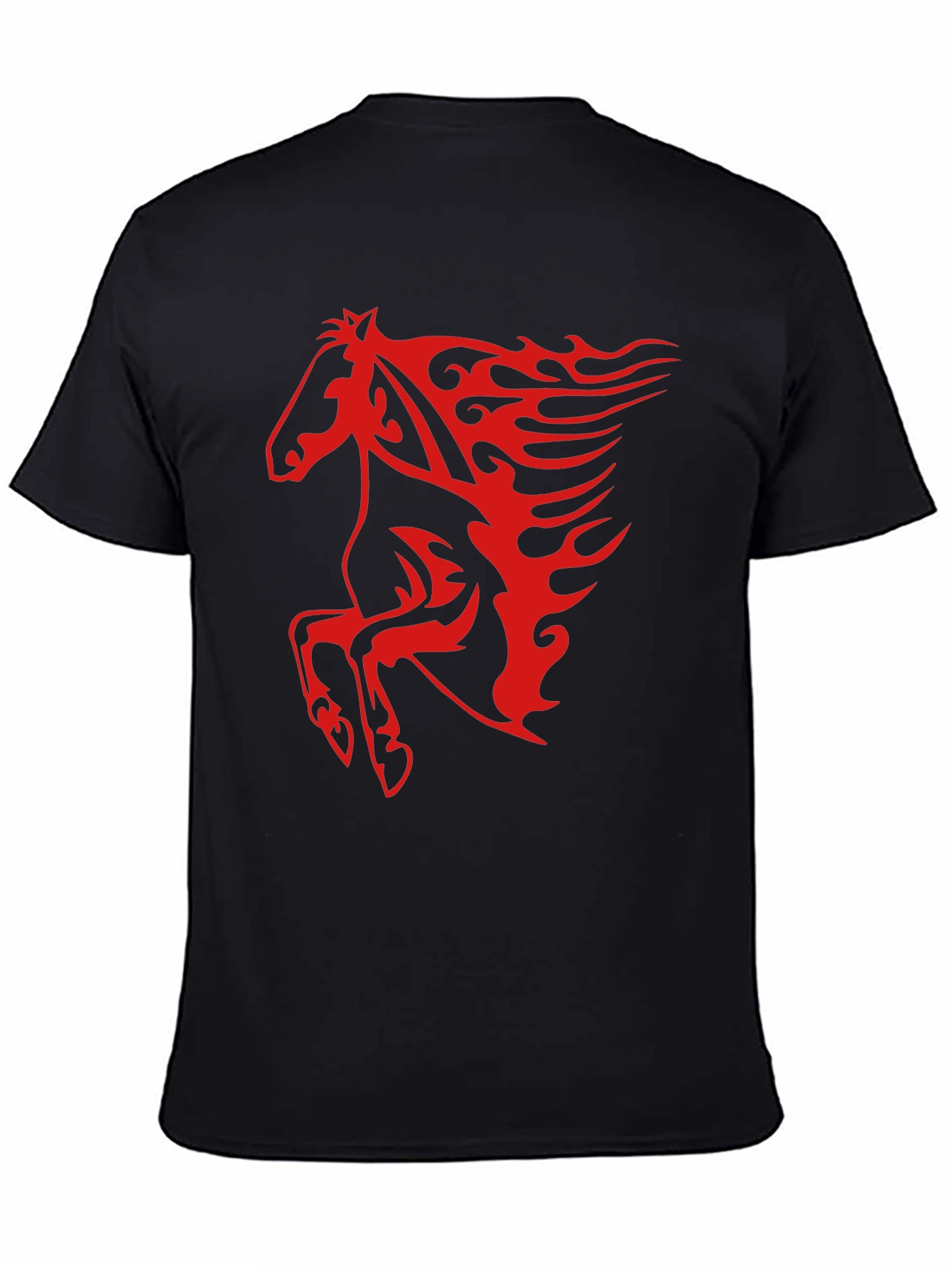 Bold Horse Graphic Tee - Black