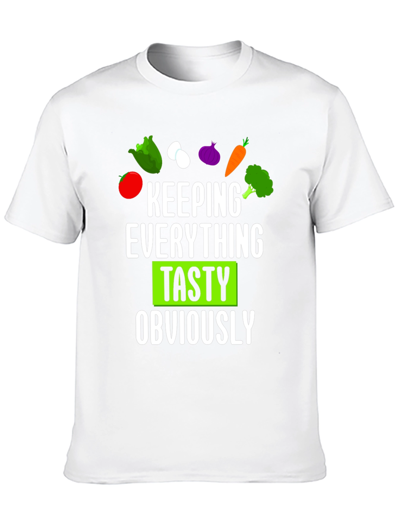Keeping Everything Tasty Mens Black T-Shirt