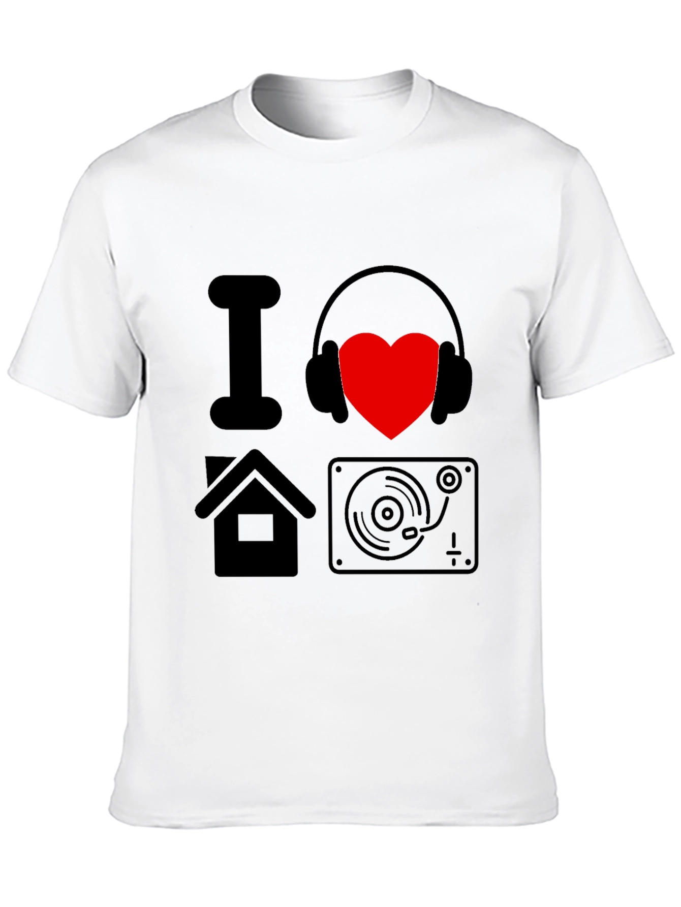 I Love House Music DJ T-Shirt