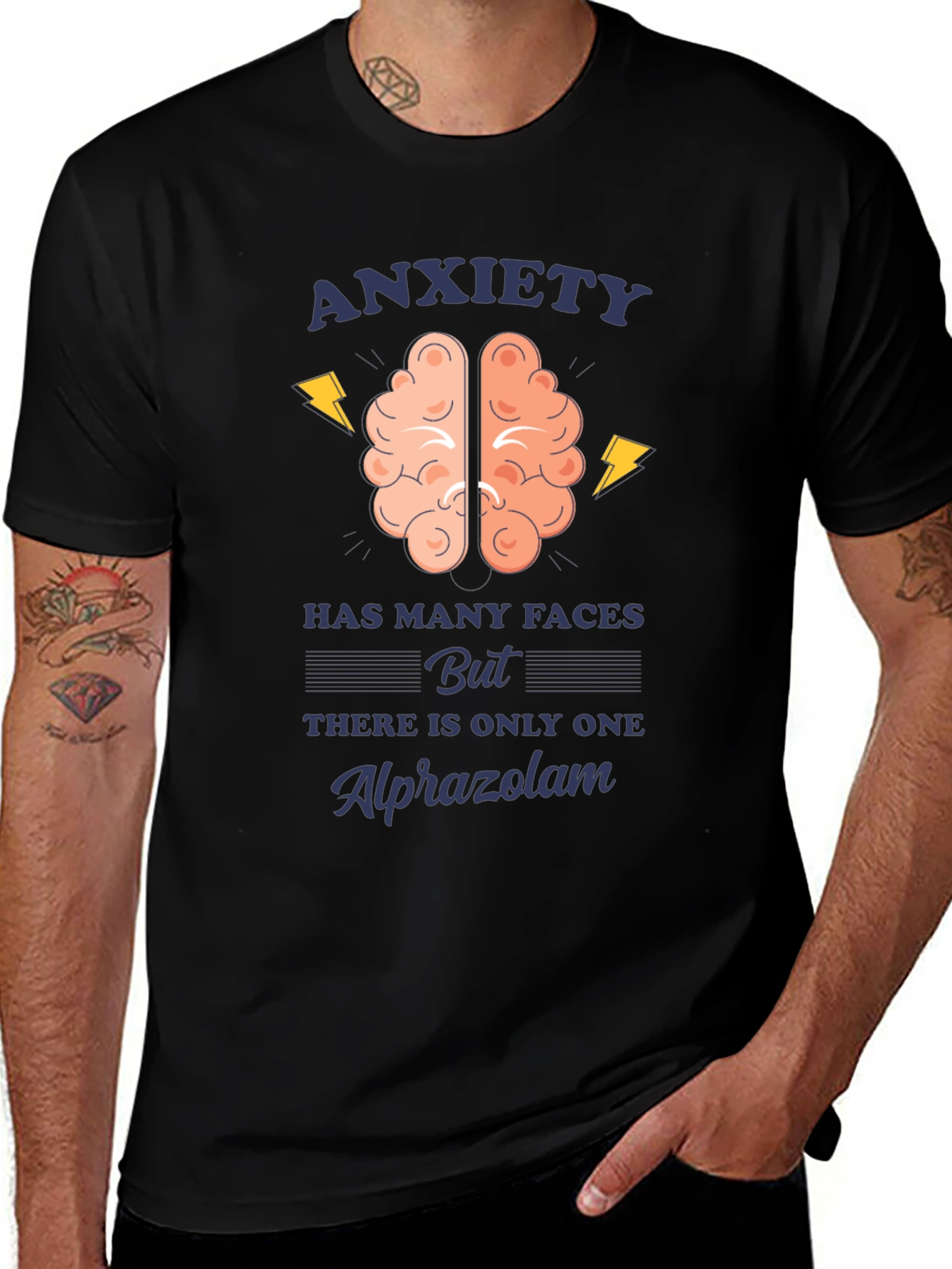 Anxiety Alprazolam Graphic T-Shirt