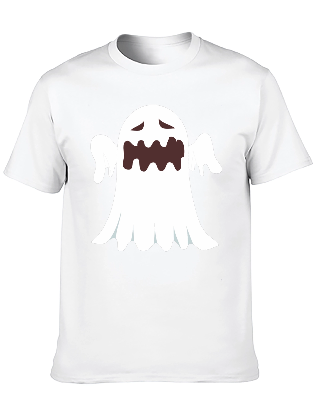 Ghost Graphic Black T-Shirt - Halloween Costume