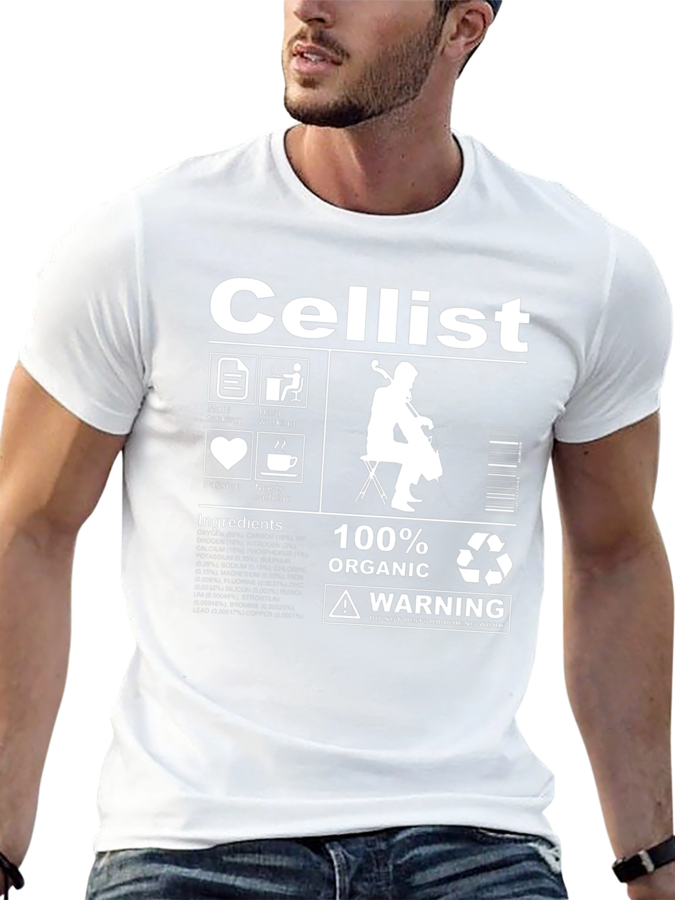 Cellist T-Shirt: Musician Humor Tee