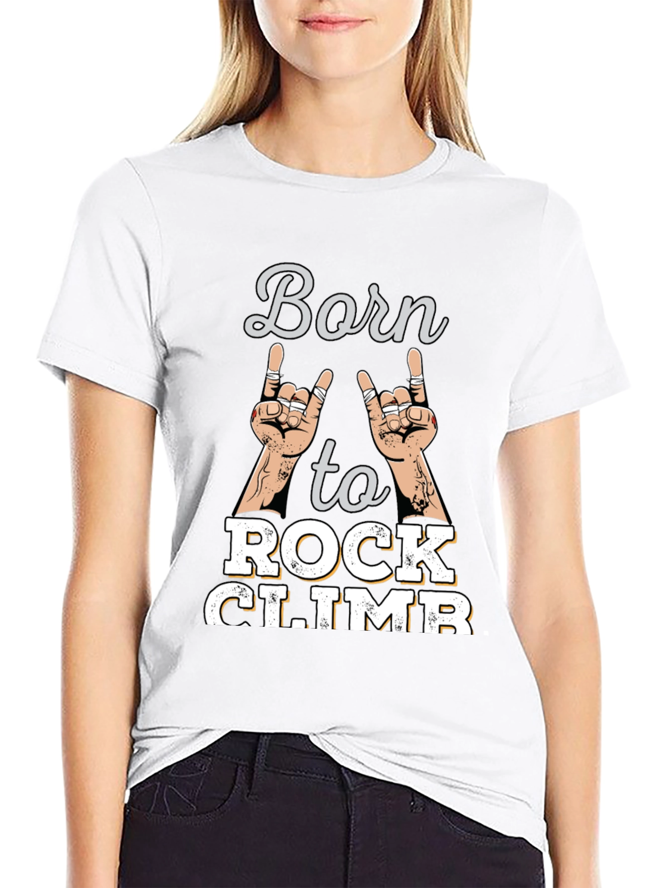 Born to Rock Climb Tee