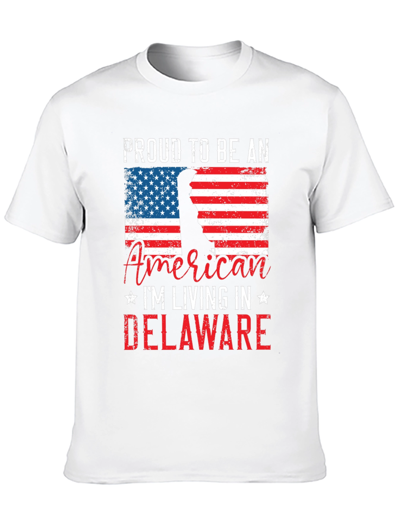 Proud American Delaware Graphic T-Shirt