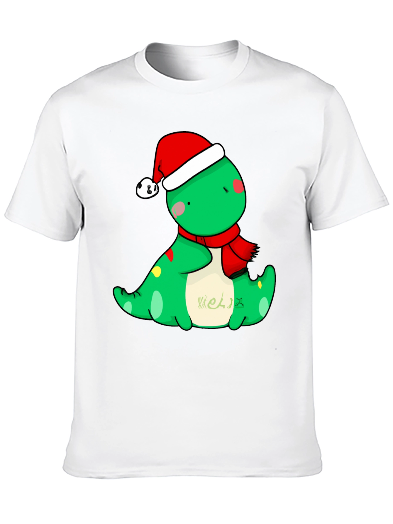 Festive Dino T-Shirt - Holiday Cheer