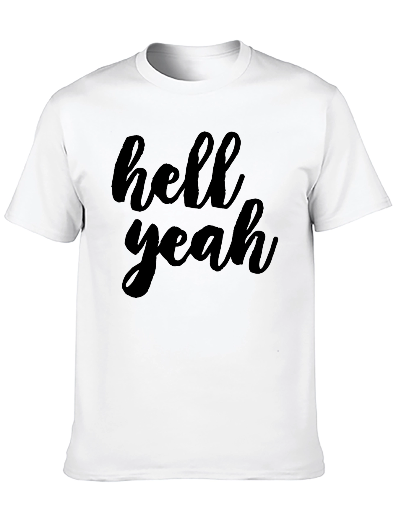 Hell Yeah Graphic Tee - Mens Crew Neck T-Shirt