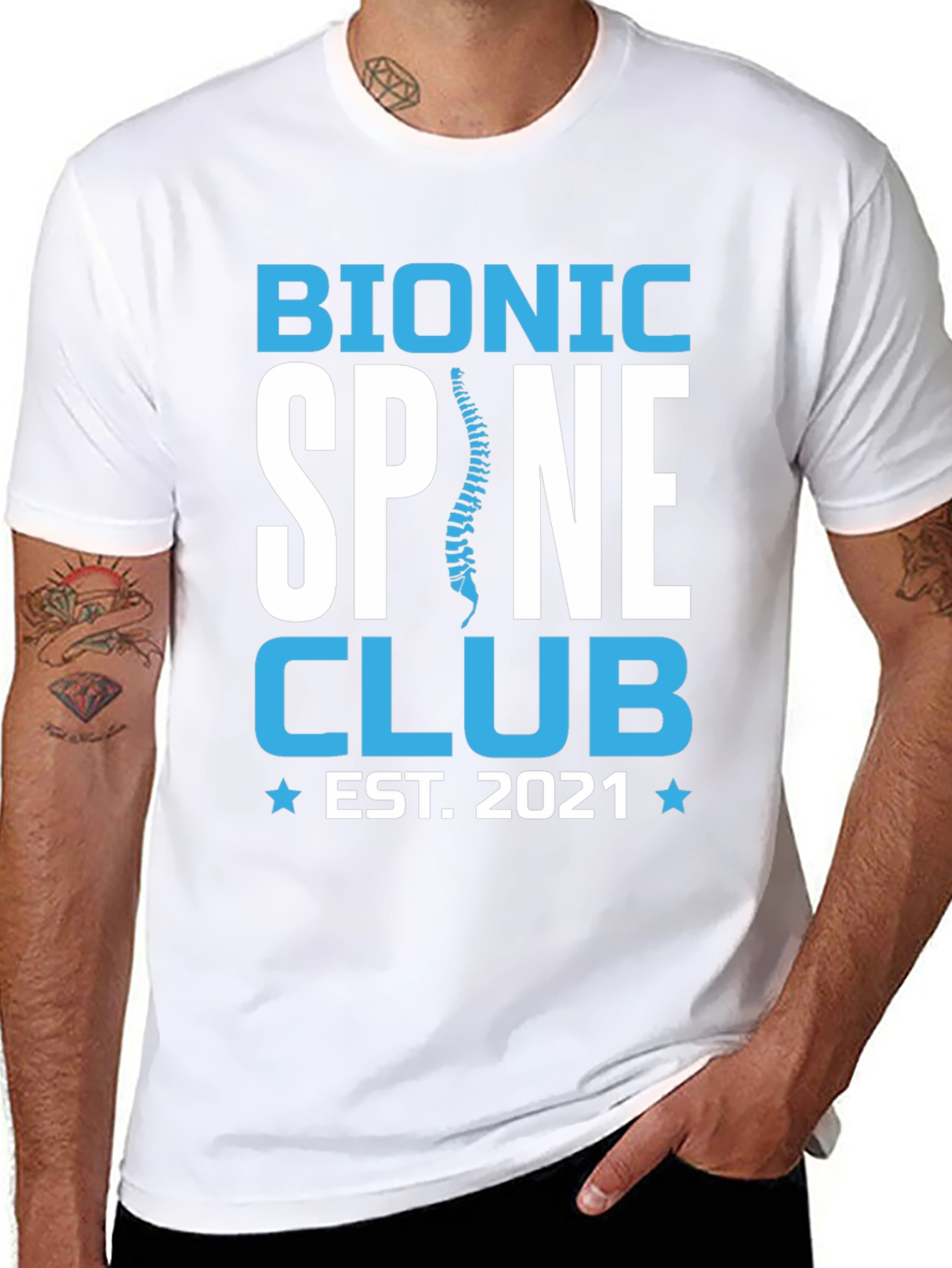Bionic Spine Club Est. 2021 Graphic Tee