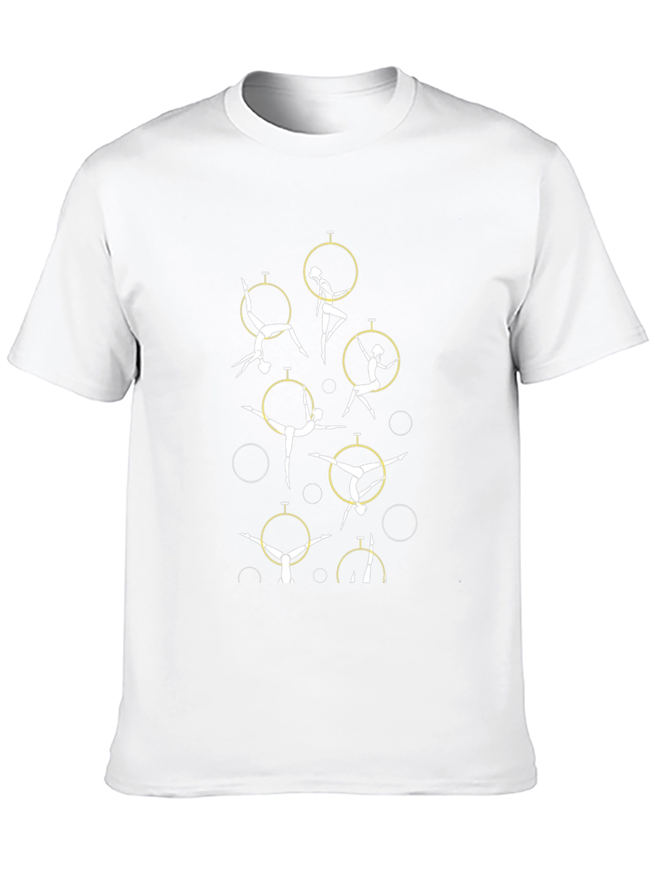 Aerial Acrobatics T-Shirt - Black Cotton Graphic Tee