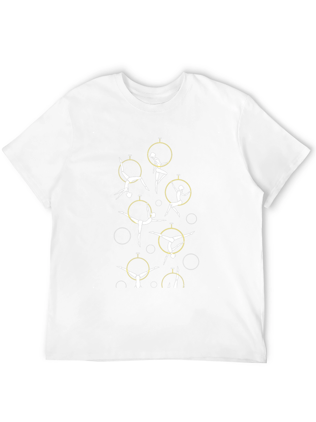 Aerial Acrobatics T-Shirt - Black Cotton Graphic Tee