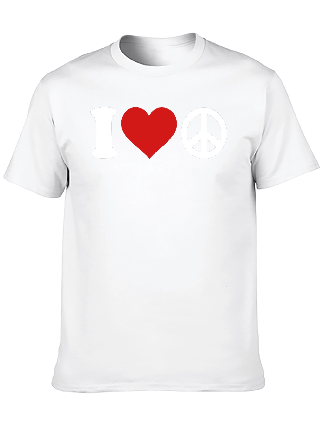 I Love Peace T-Shirt - Mens Graphic Tee