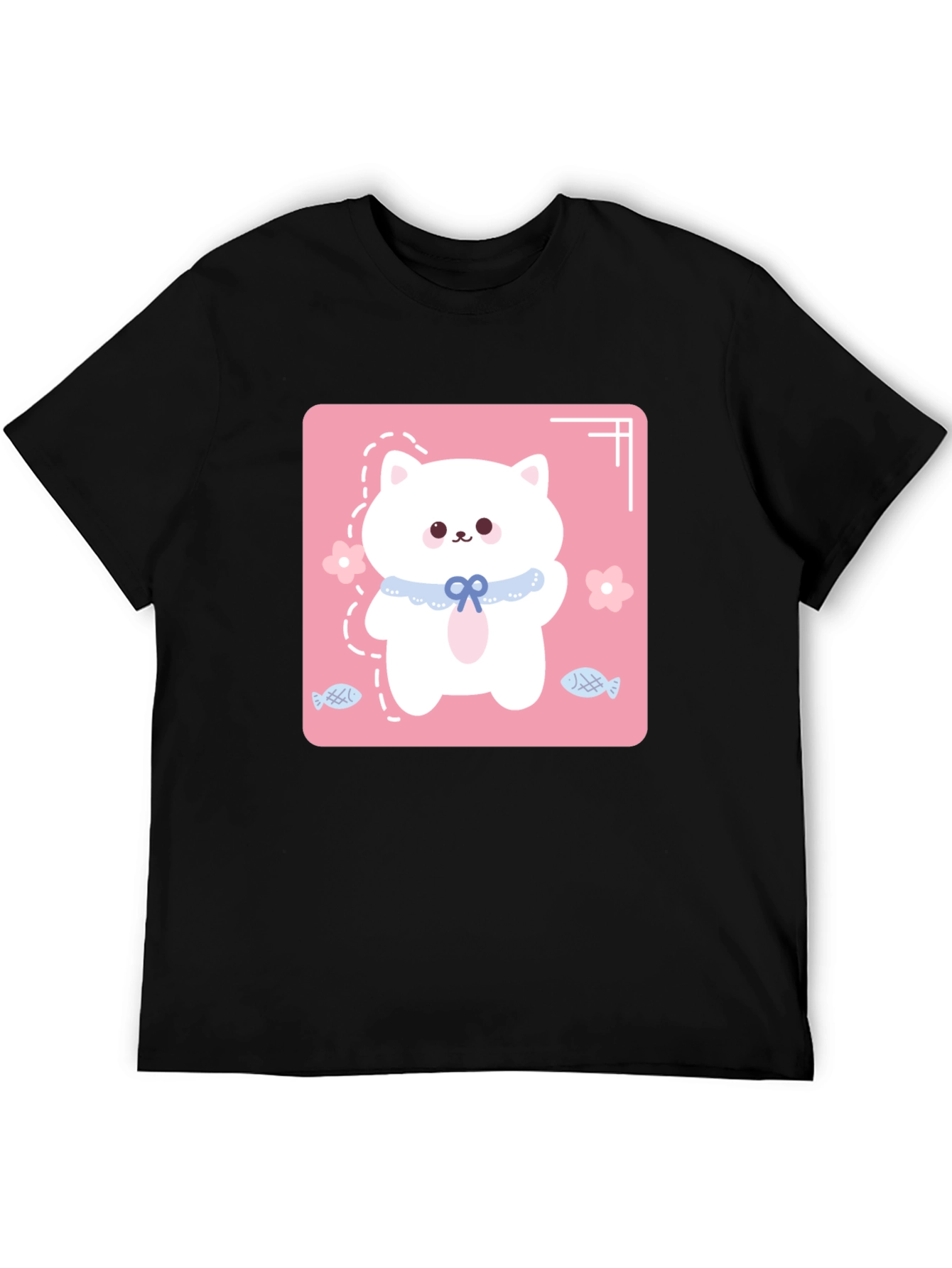 Cute Cat Graphic Tee - Stylish & Fun!