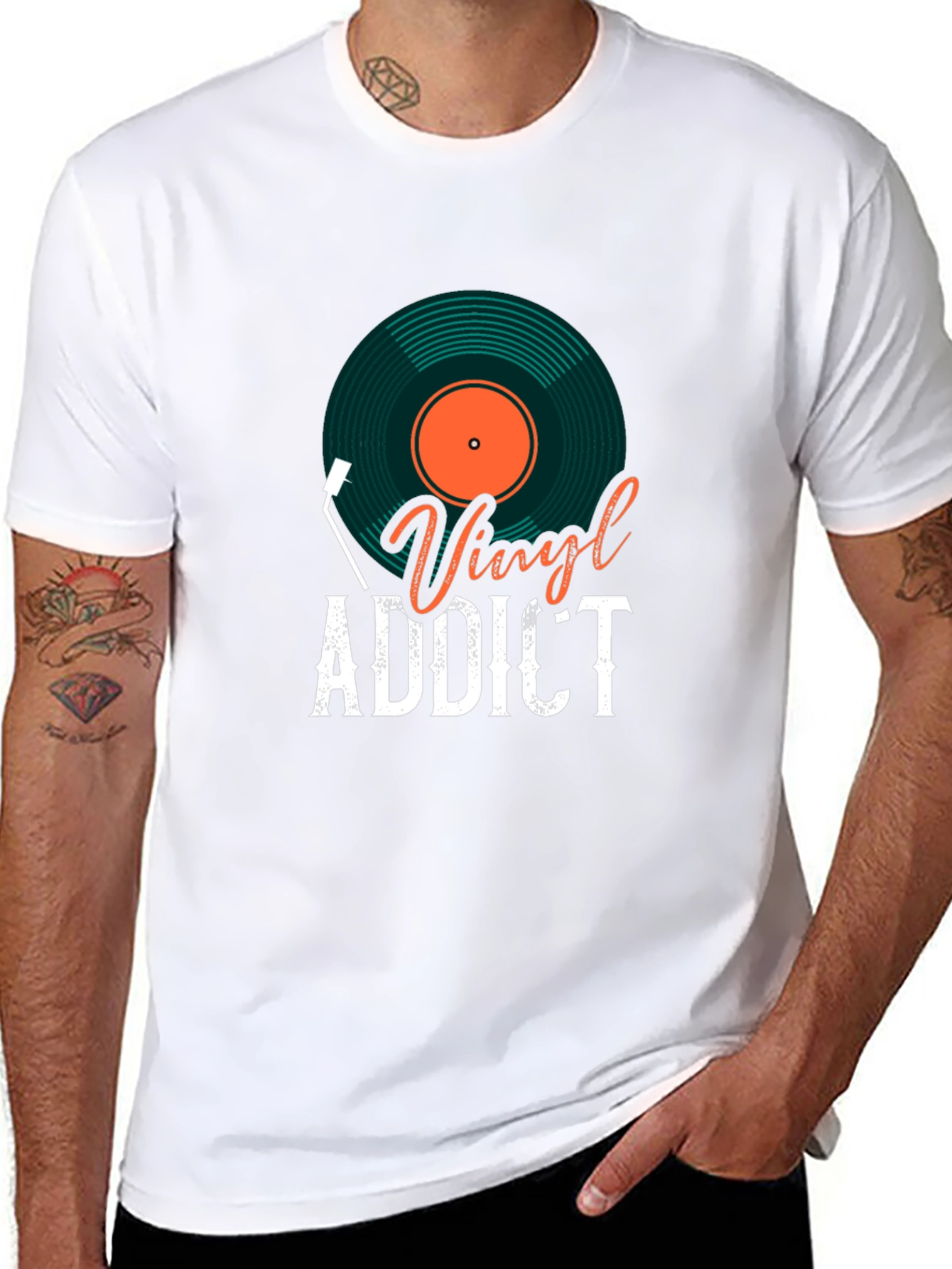 Vinyl Addict Graphic Tee
