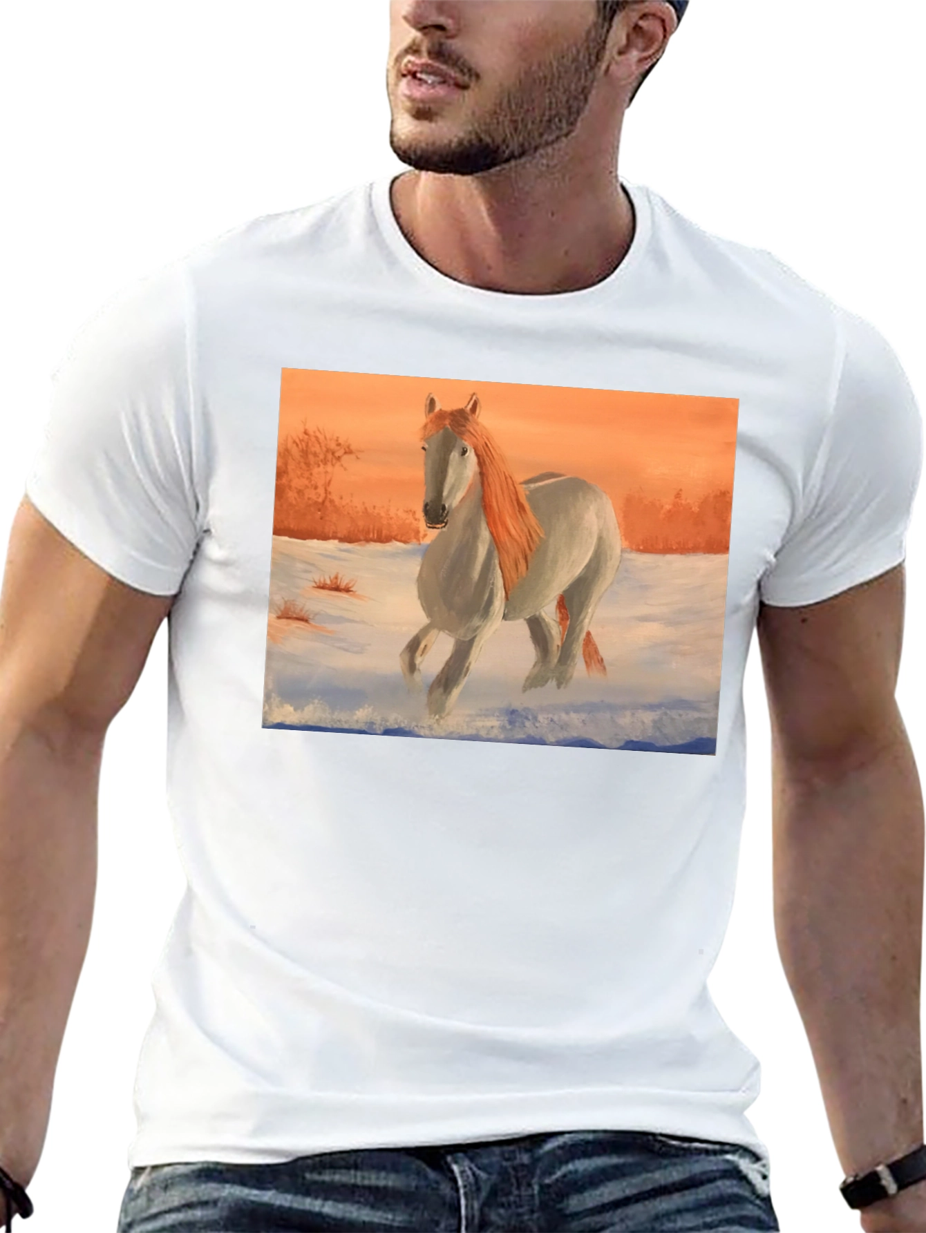 Horse T-Shirt - Artistic Animal Print