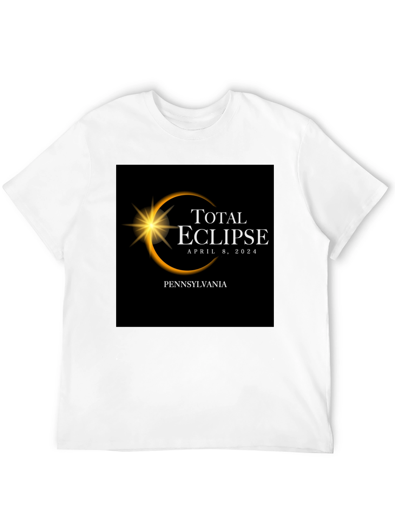 Total Eclipse April 8 2024 Pennsylvania T-Shirt