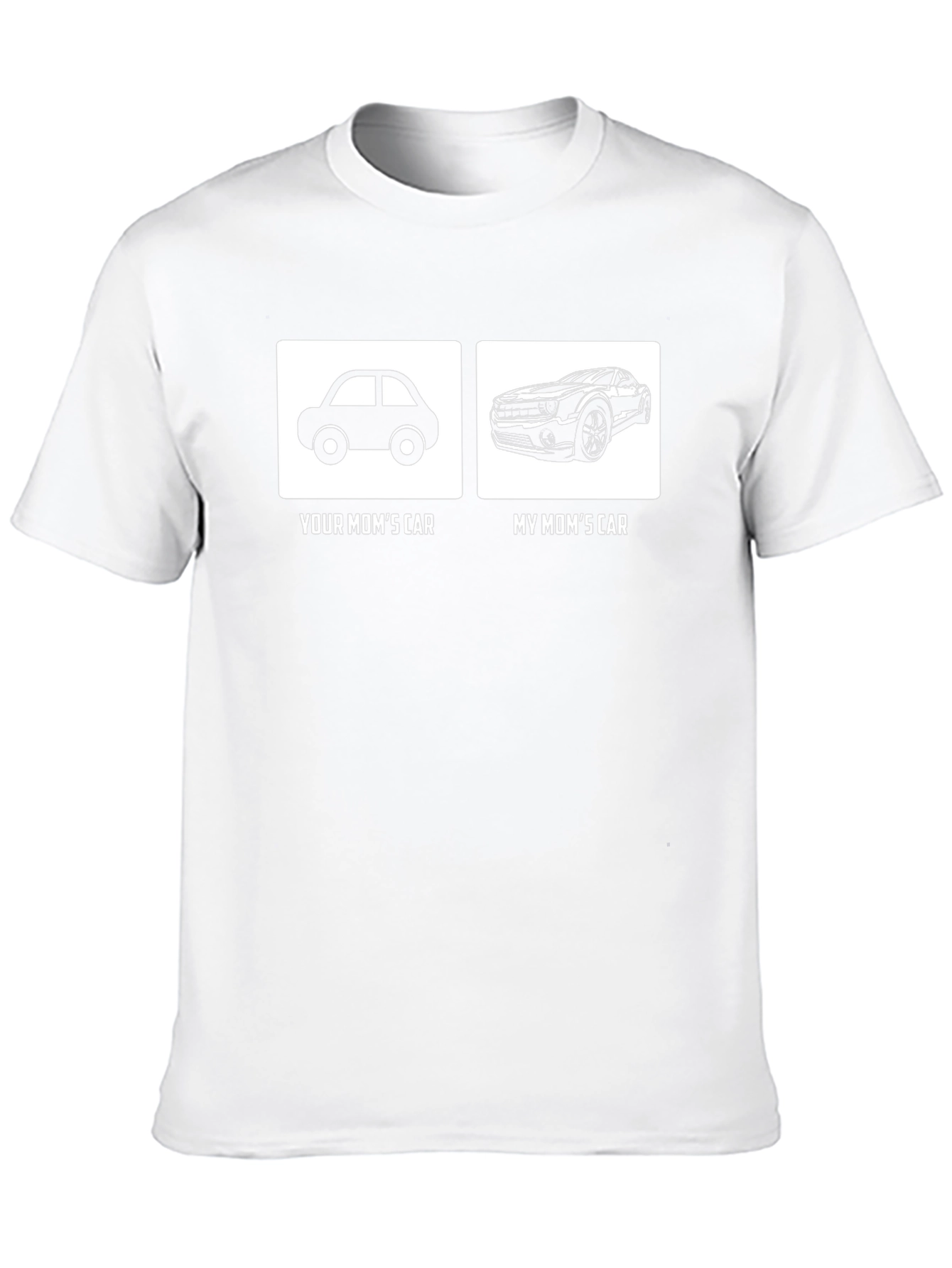 Humorous My Moms Car Graphic T-Shirt