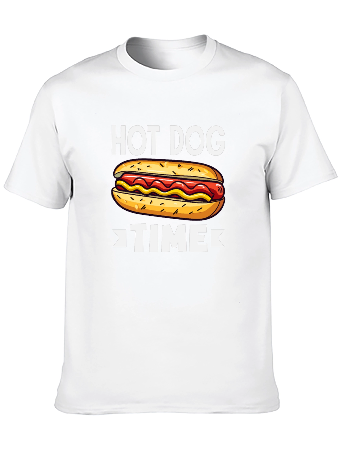 Hot Dog Time Graphic T-Shirt