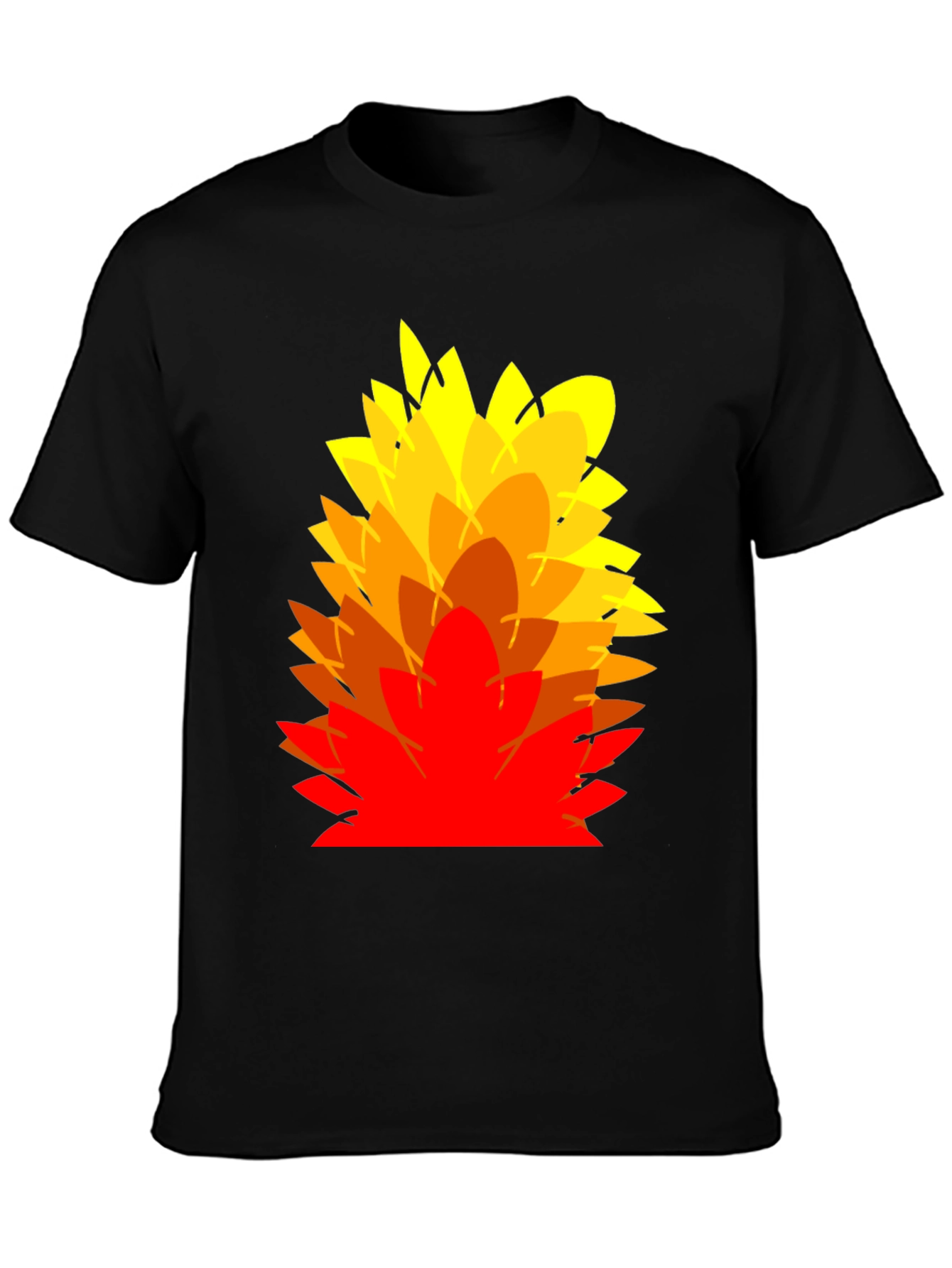 Abstract Floral Graphic Print T-Shirt