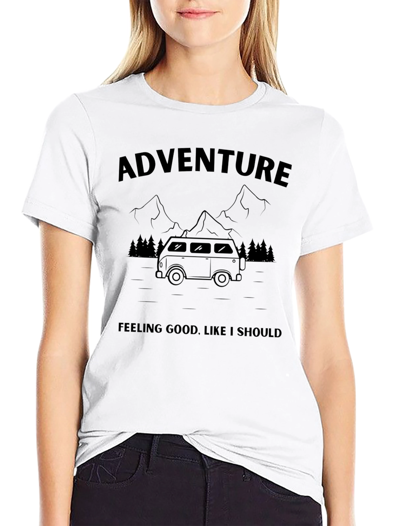 Adventure Van Graphic T-Shirt - Feeling Good Tee