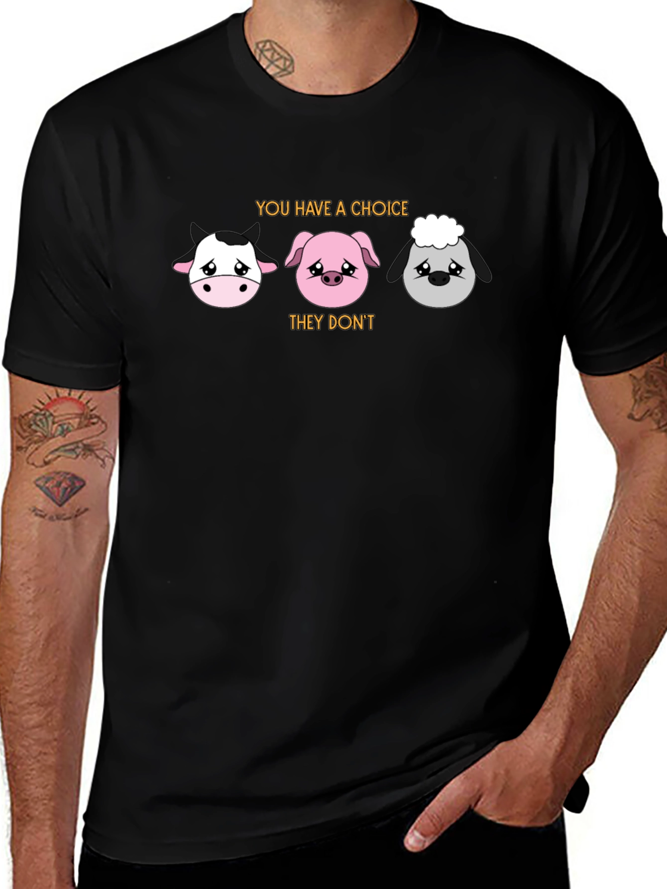 Vegan Choice T-Shirt - Animal Rights Tee