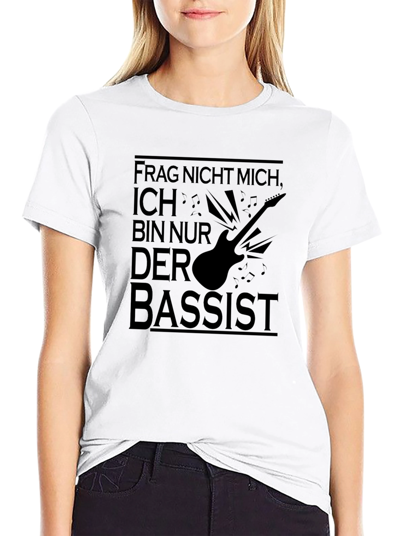 Bassist T-Shirt - German Text Design