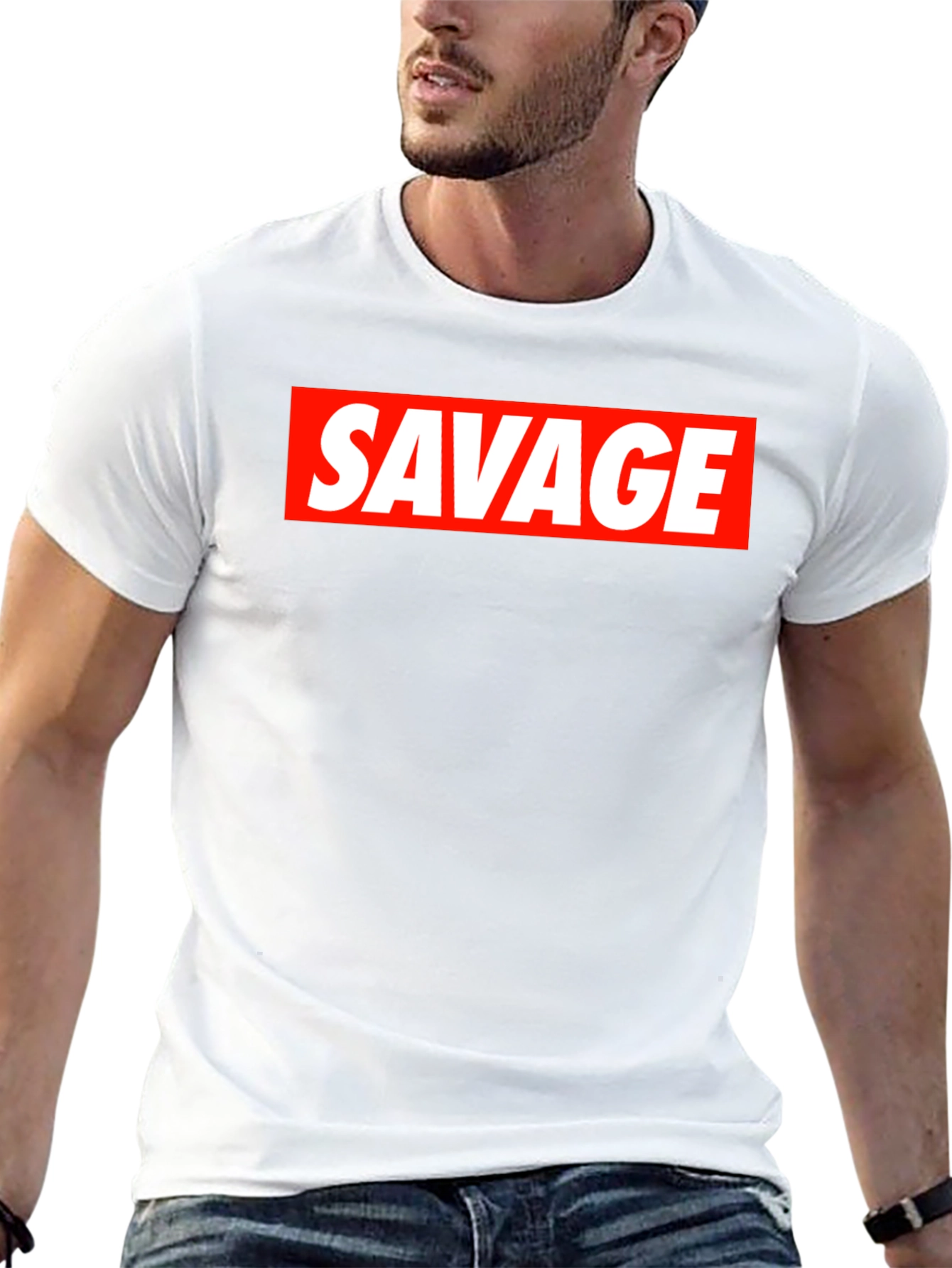 Savage Graphic T-Shirt - Bold Statement Tee