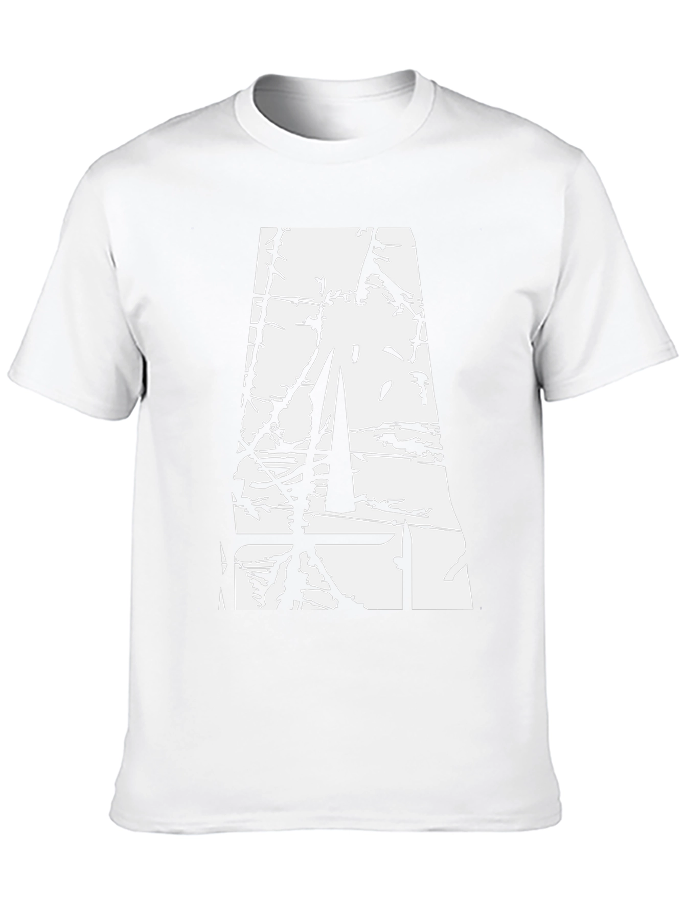Abstract Graphic Black T-Shirt