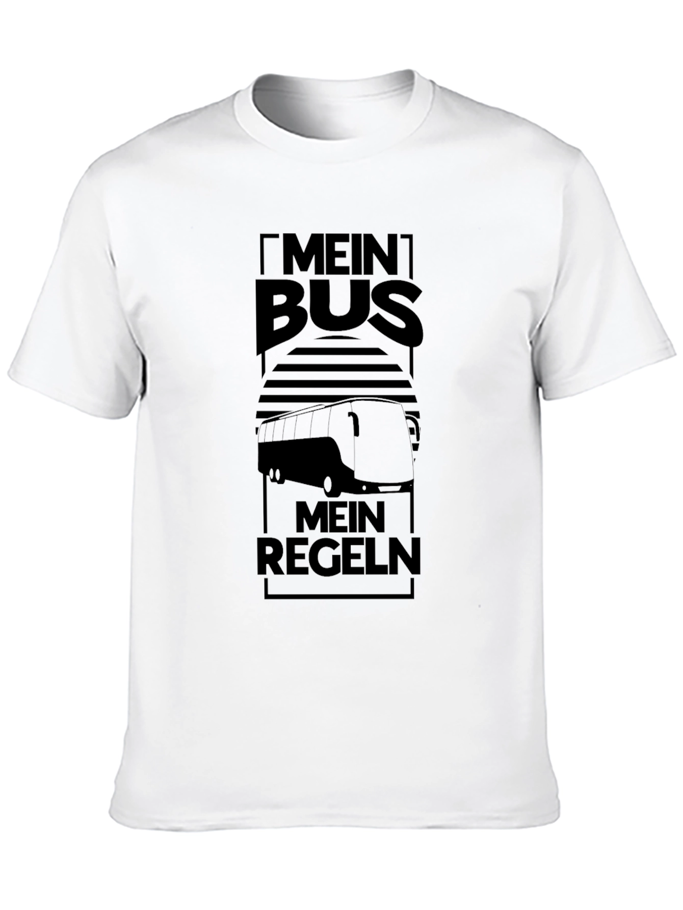 Mein Bus Regeln T-Shirt - Black Graphic Tee